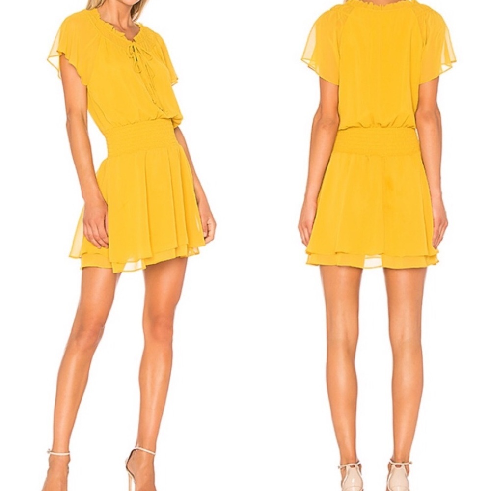 BCBGeneration Dress Revolve Blouson Sz S